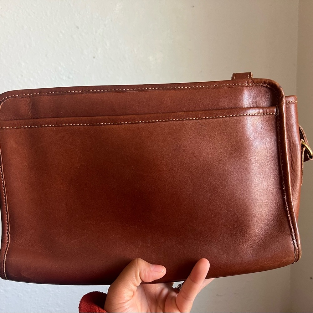 SALE Vintage Coach Swagger bag in British Tan leather